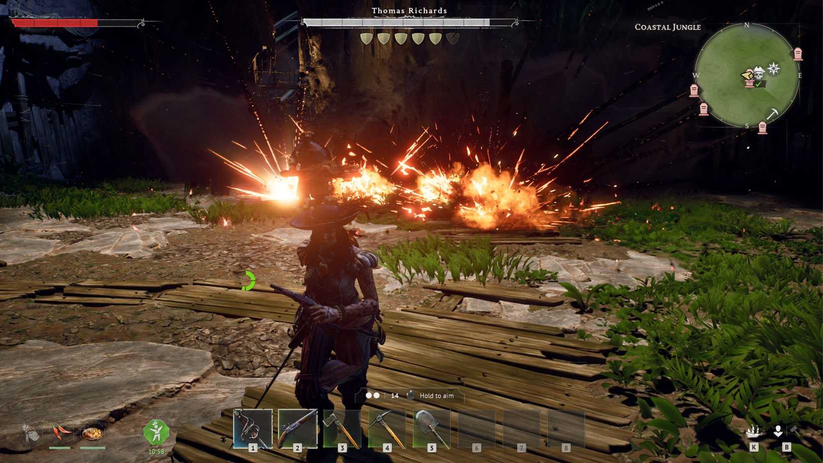 Windrose Thomas Richards Throwing Bombs