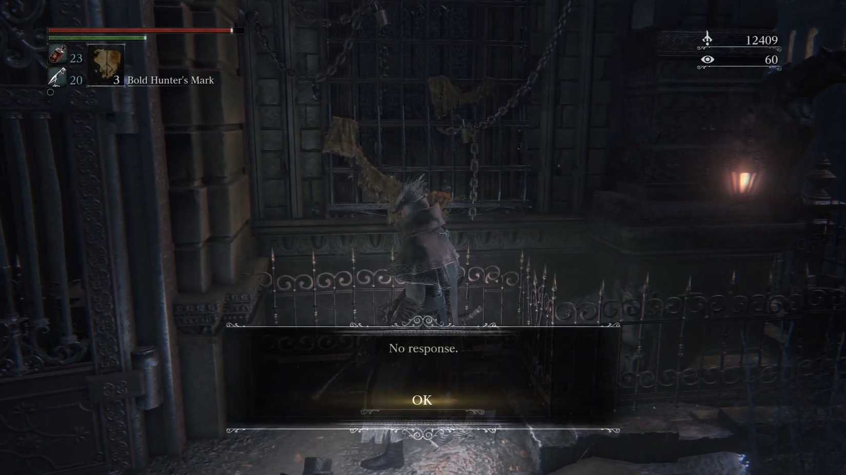 Bloodborne Young Girl Window no Response