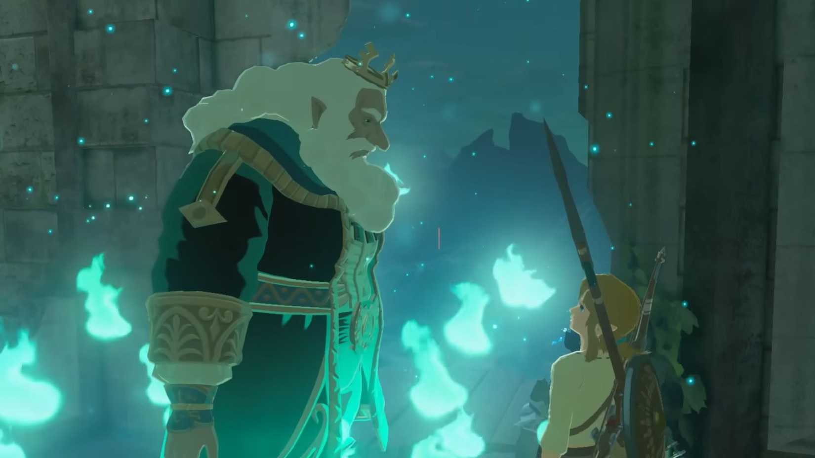 Breath of the Wild Link and the King