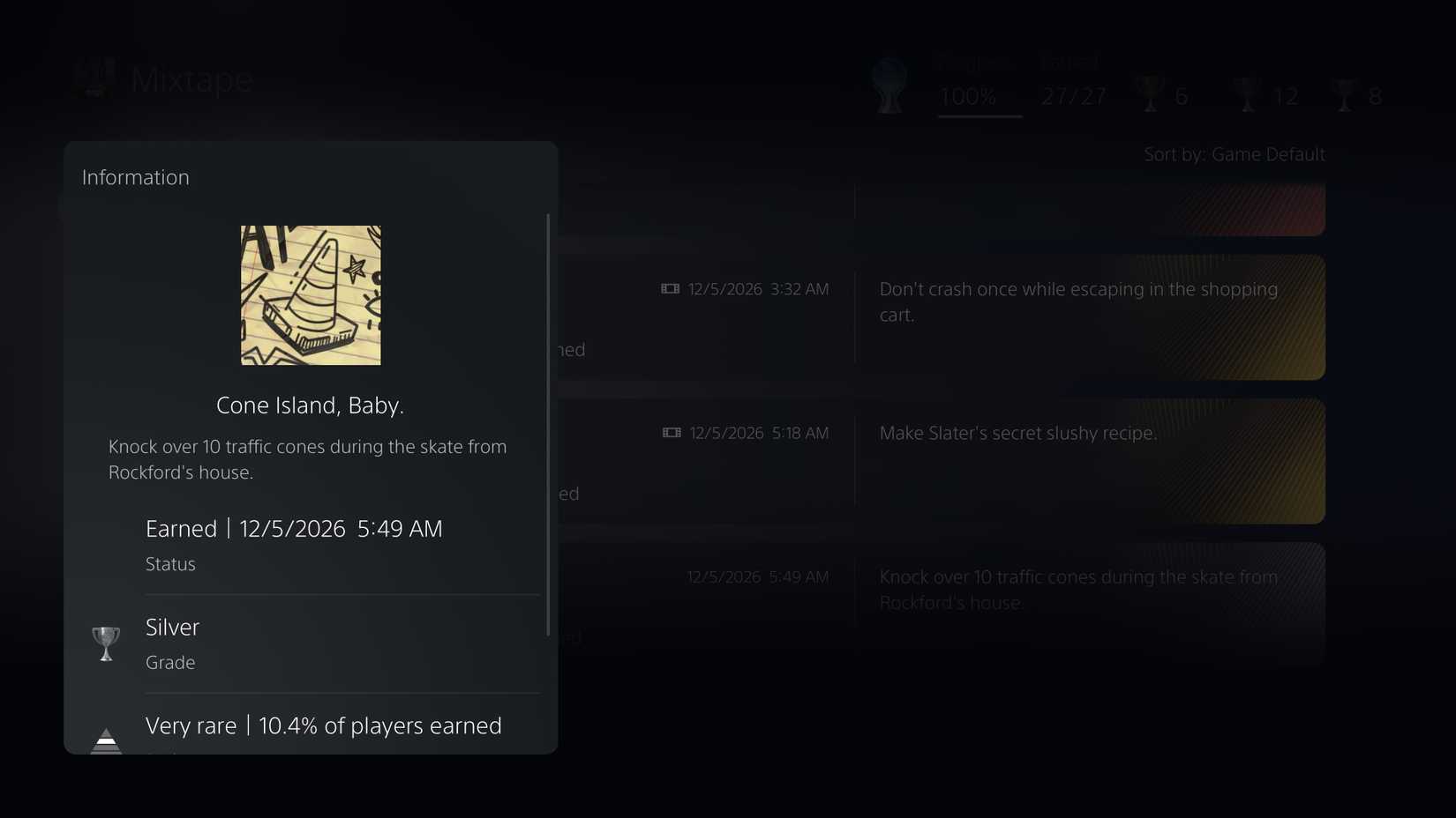 Mixtape: Hardest Achievements/Trophies and How to Get Them