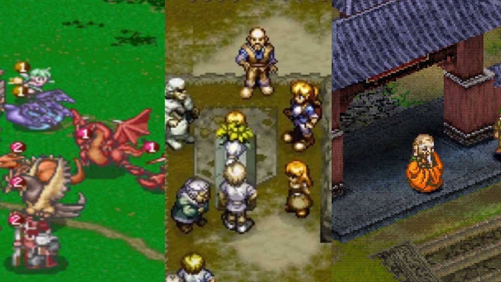 Brigandine The Legend of Forsena, Alundra, Saiyuki Saiyuki