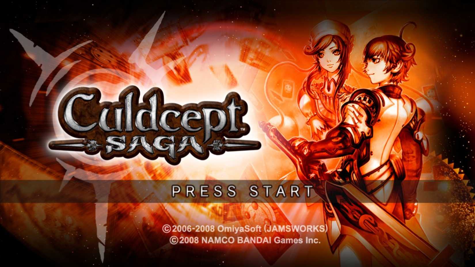 culdcept saga start screen