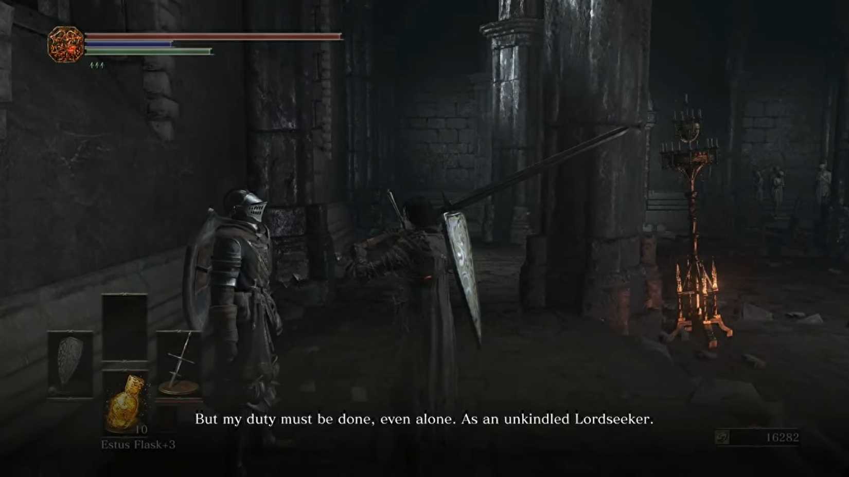 Dark Souls 3 Anri in Church