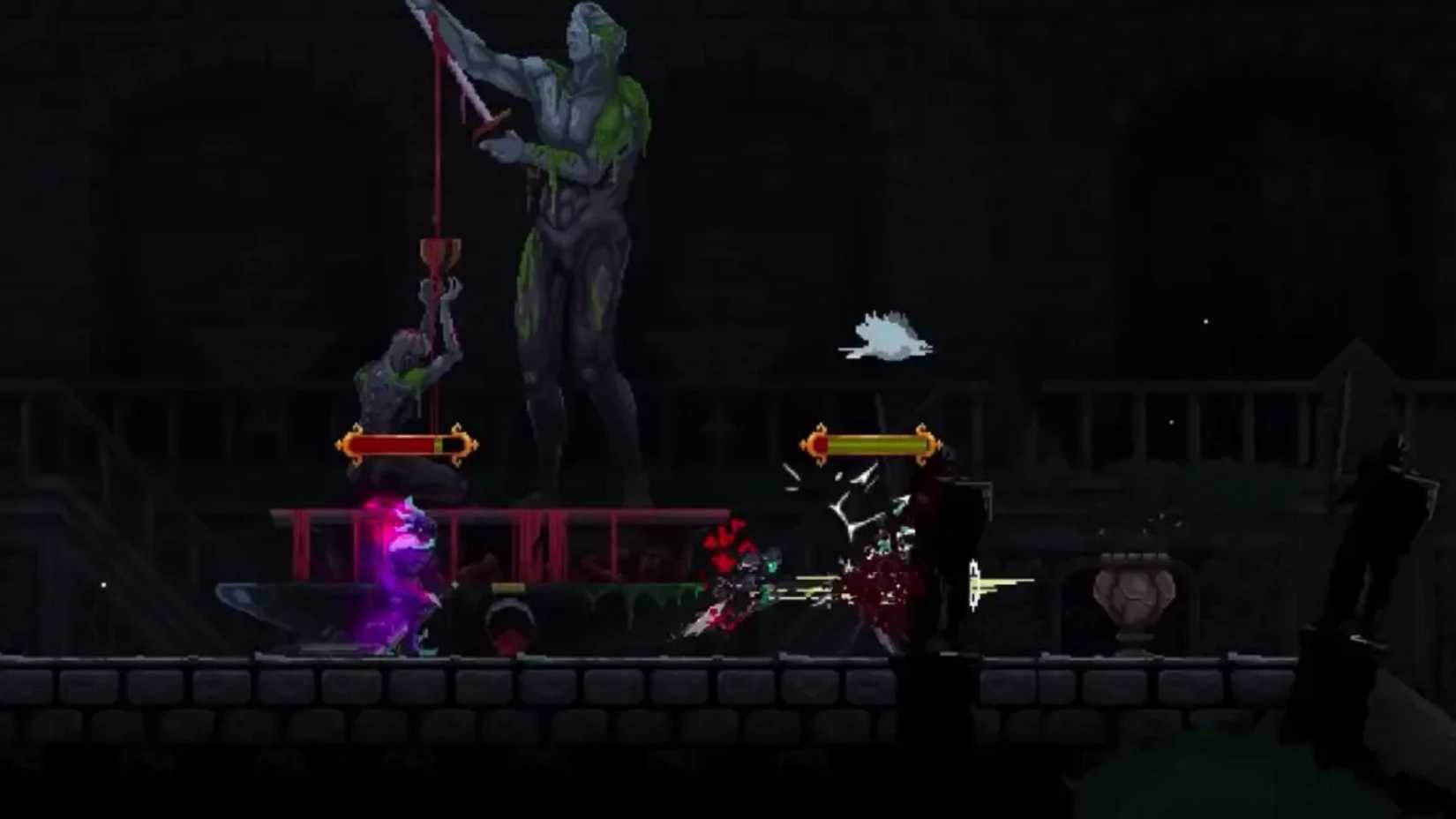 Death's Gambit Afterlife Combat with Enemies 