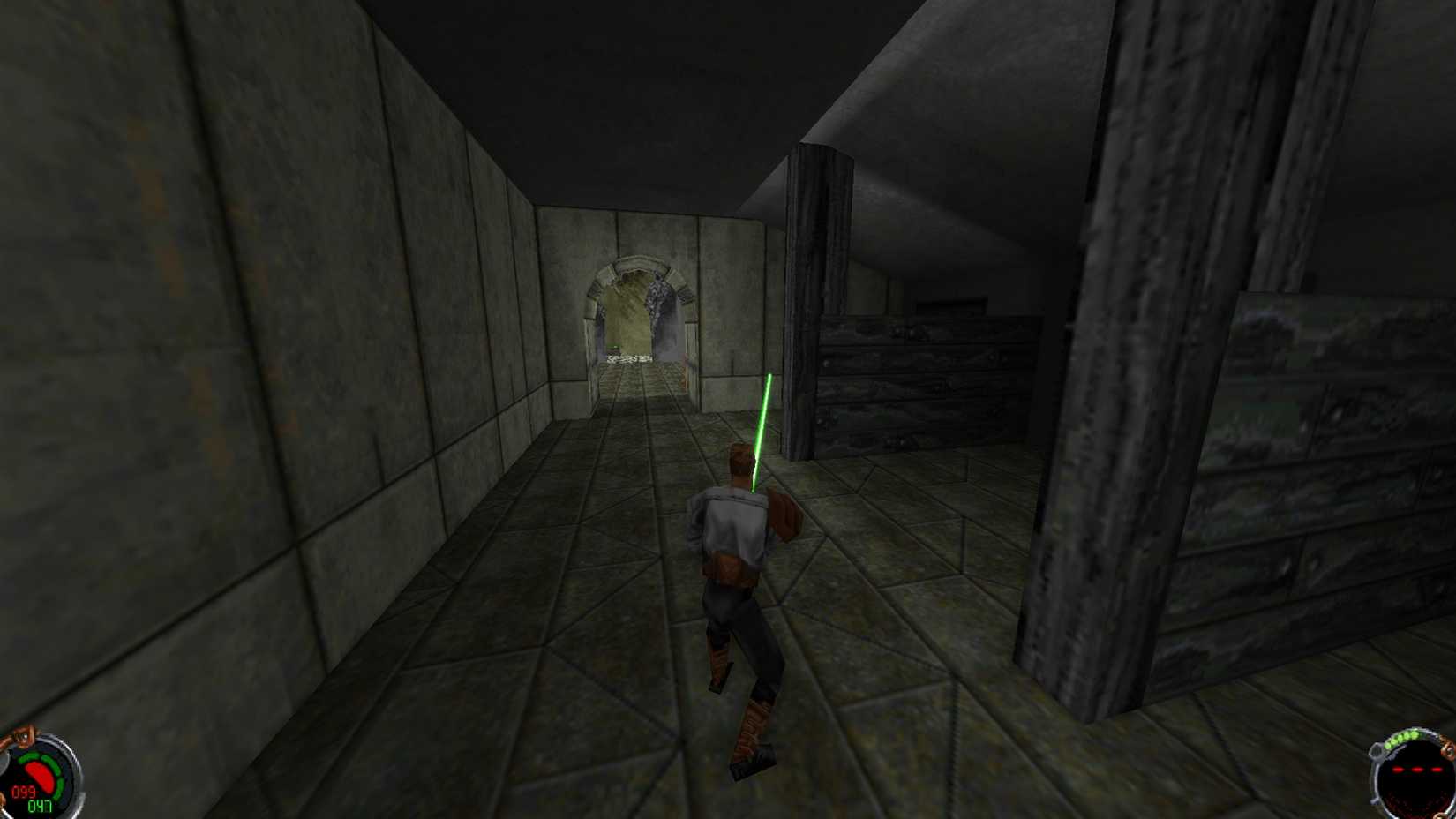 kyle with a lightsaber