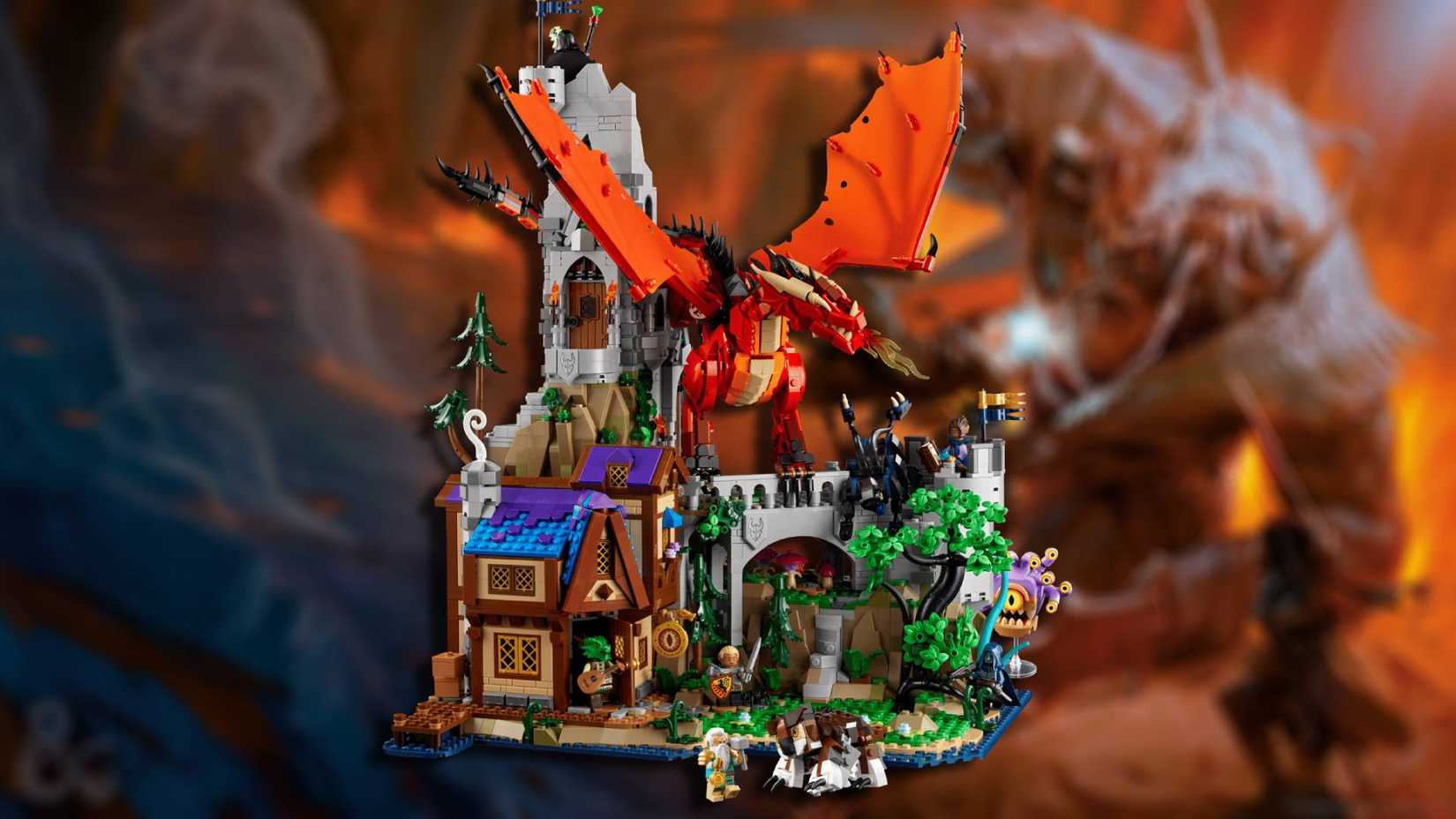  Red Dragon's Tale LEGO Set