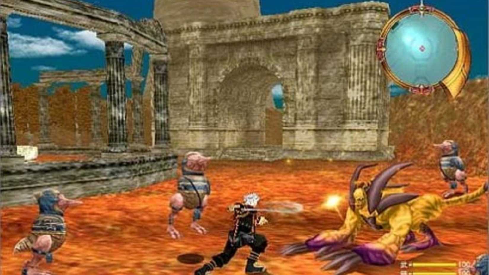 Evergrace Early Version combat