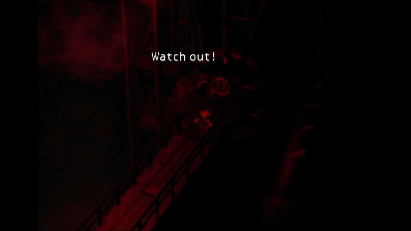 final fantasy 7 screenshot - cloud hallucinates in the first mako reactor