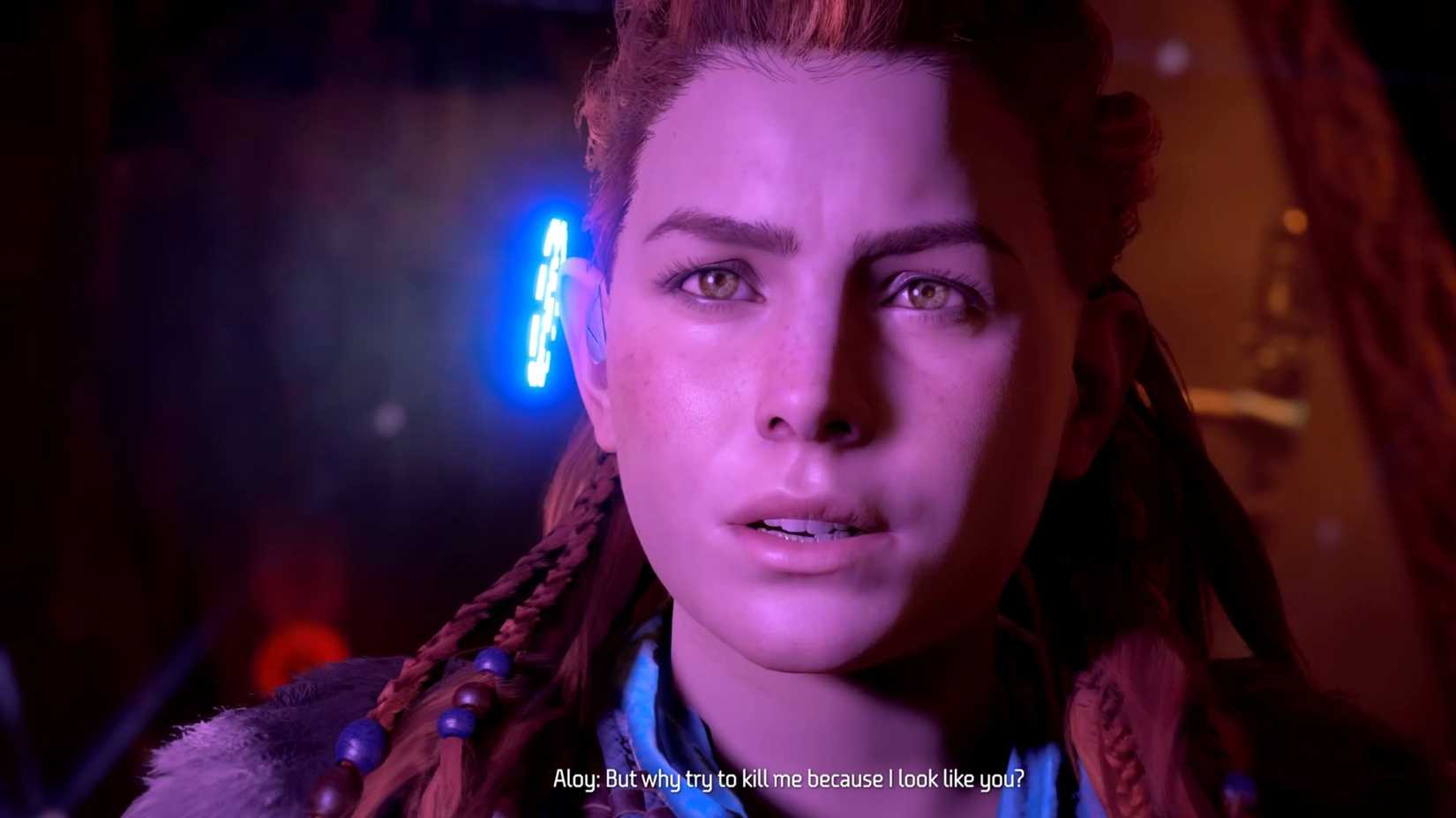 Horizon Zero Dawn Aloy Close up
