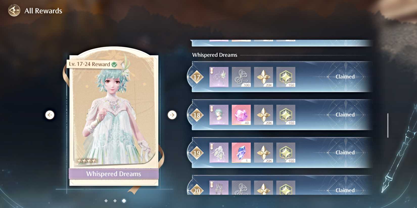 infinity-nikki-ian-the-cadenceborn-itzaland-rewards-list