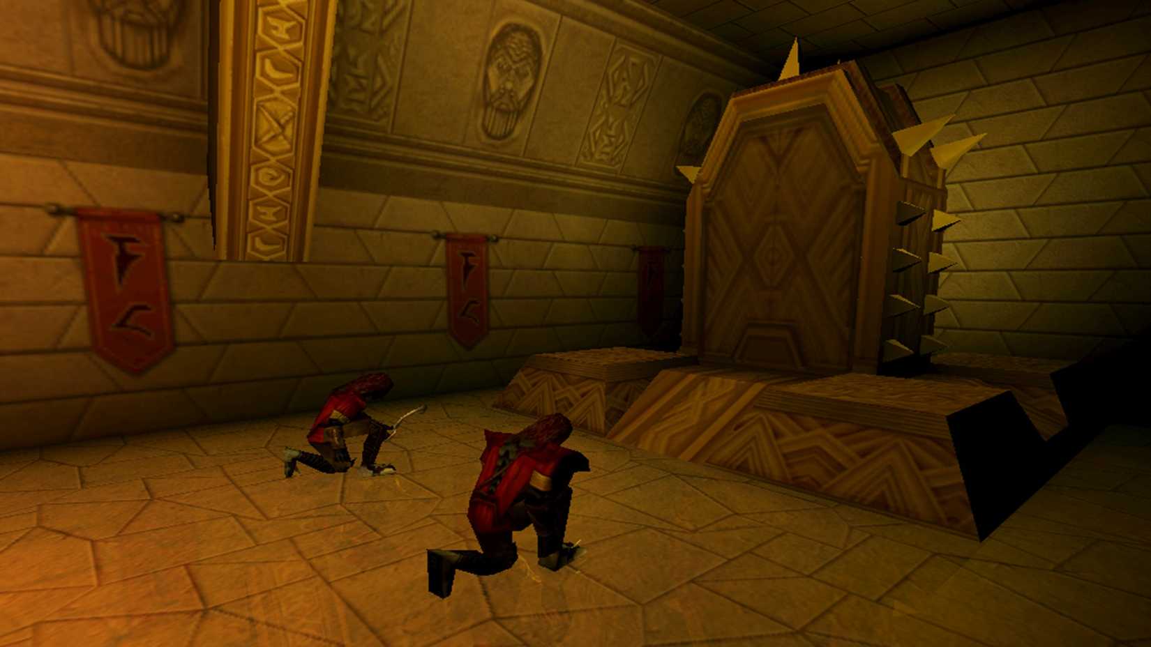 klingons praying at an altar