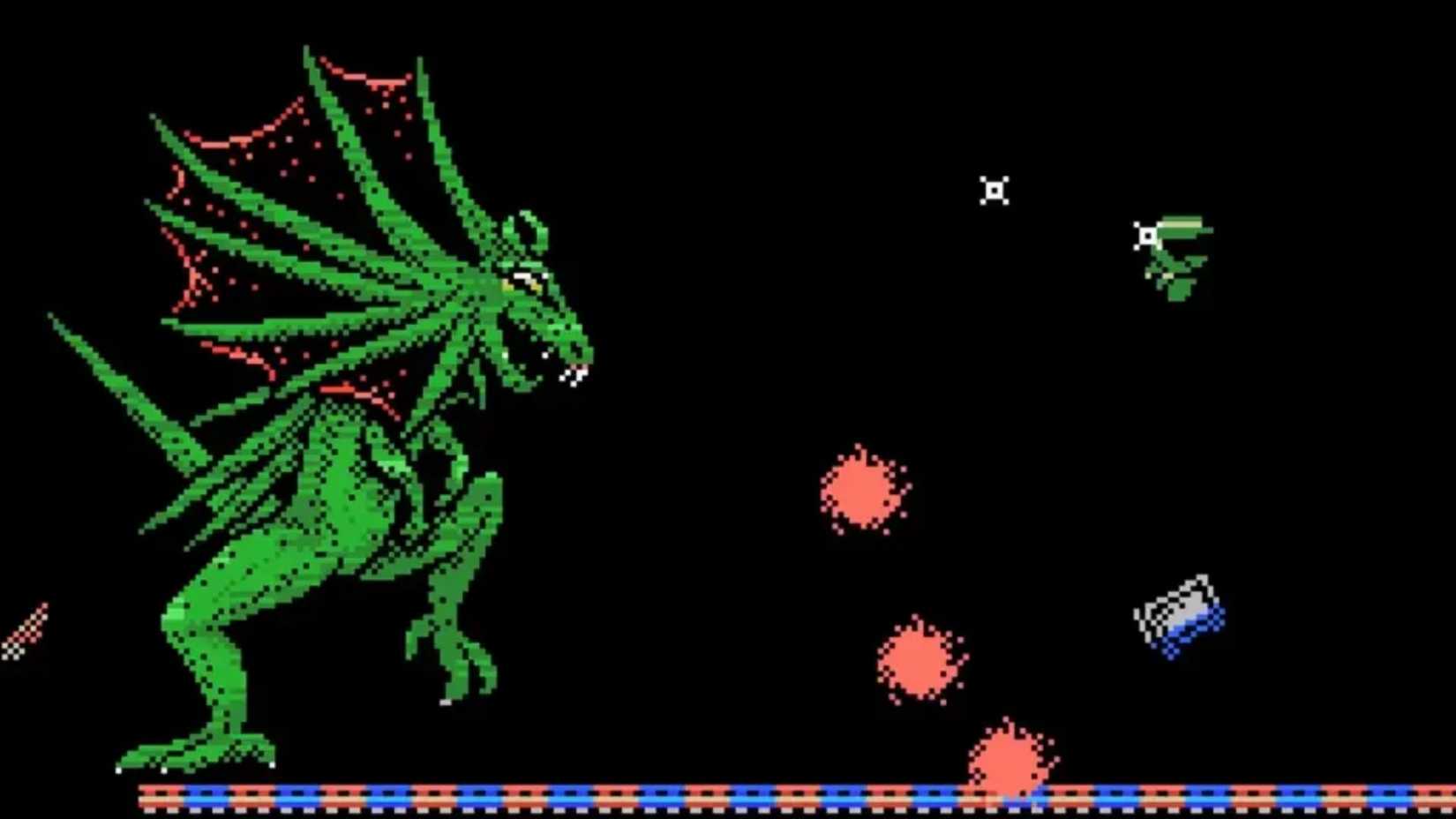 A Boss Fight Against Ellmac in La-Mulana
