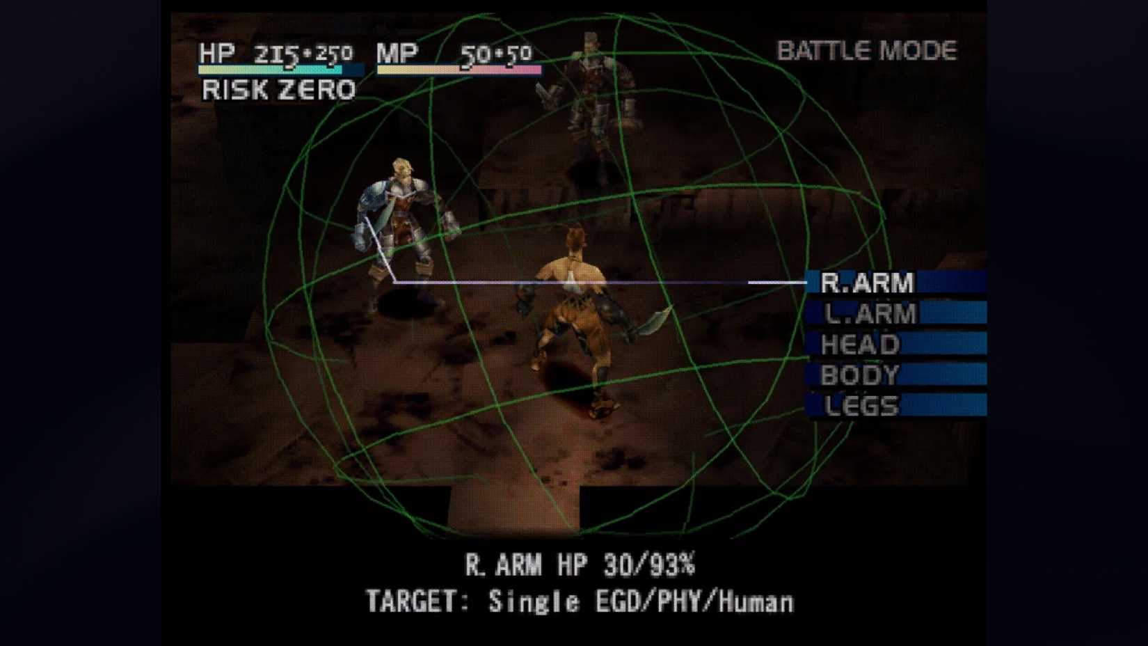 Vagrant Story Gameplay Fight