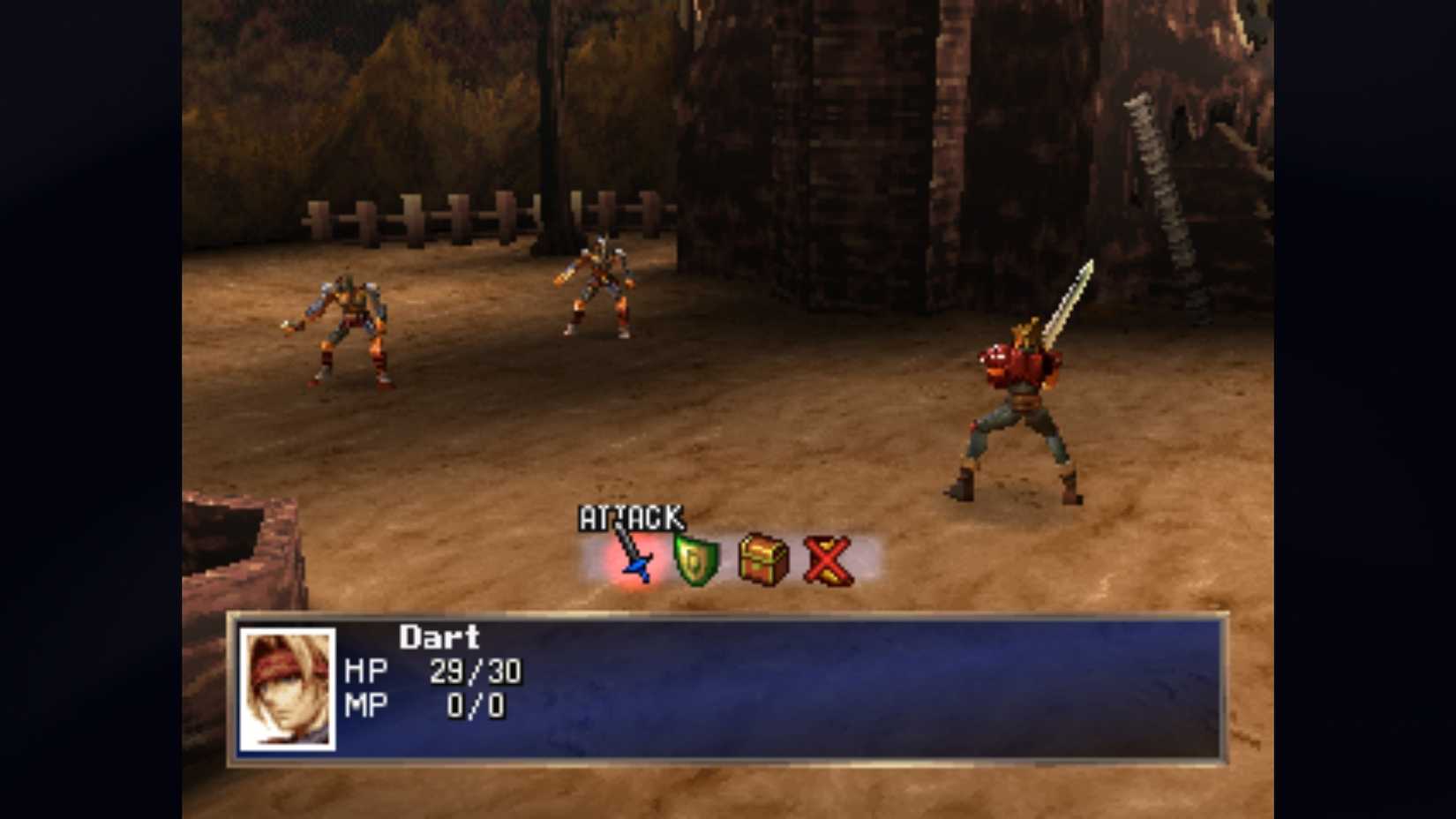 Legend of Dragoon Gameplay Fight Darts