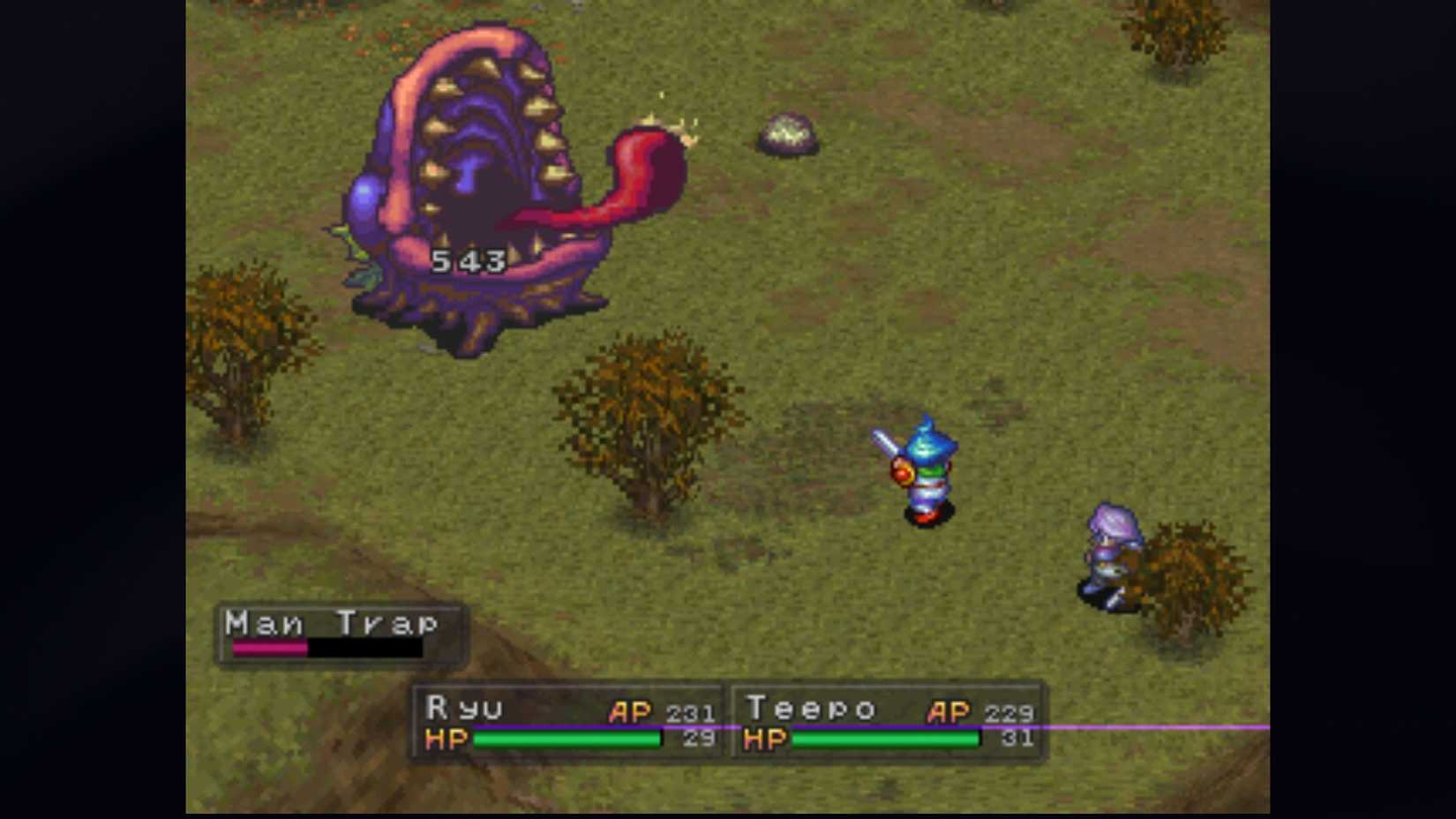 Breath of Fire III Gameplay Fight Ryu