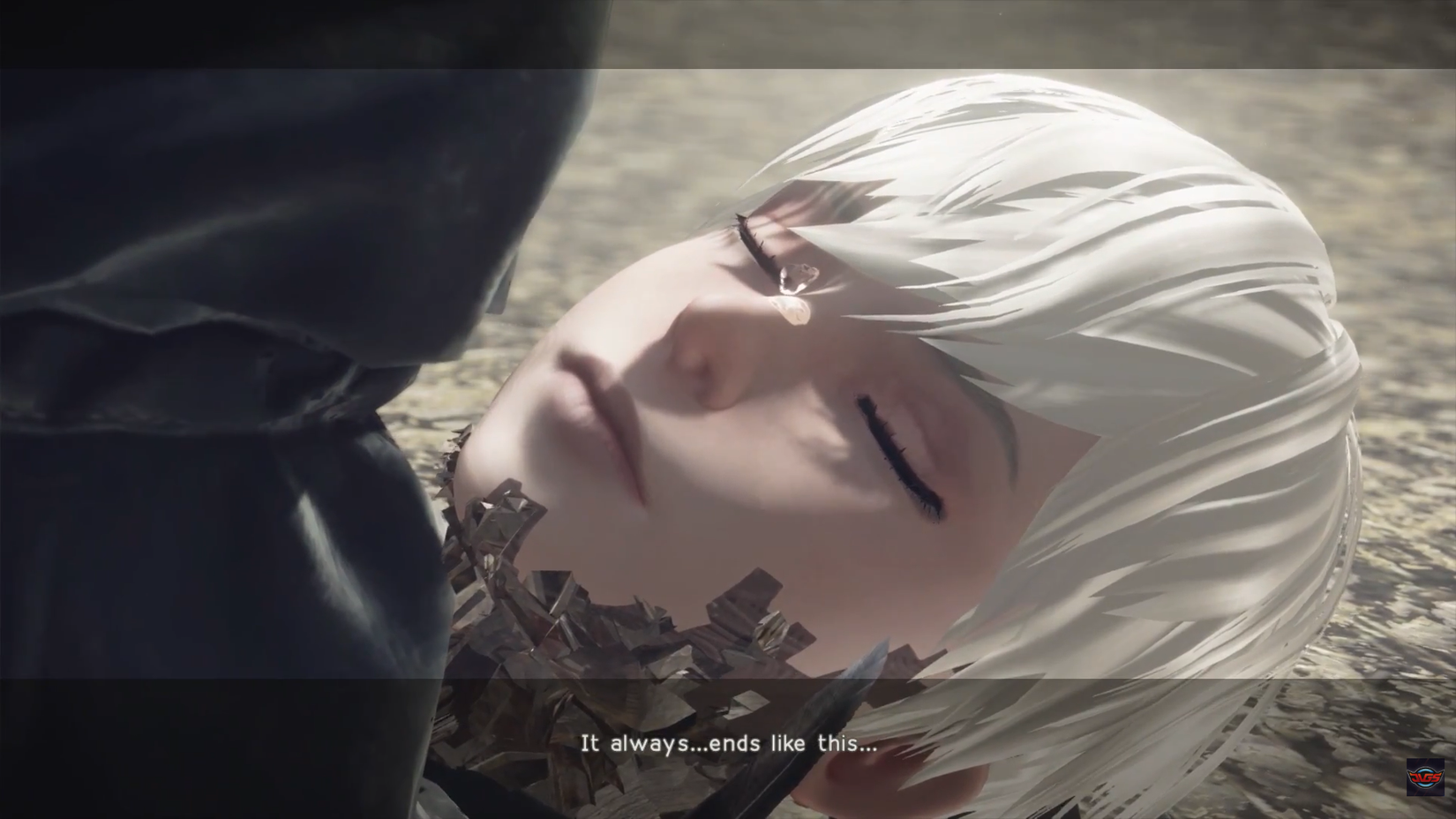 Nier Automata's 'It always ends like this' phrase