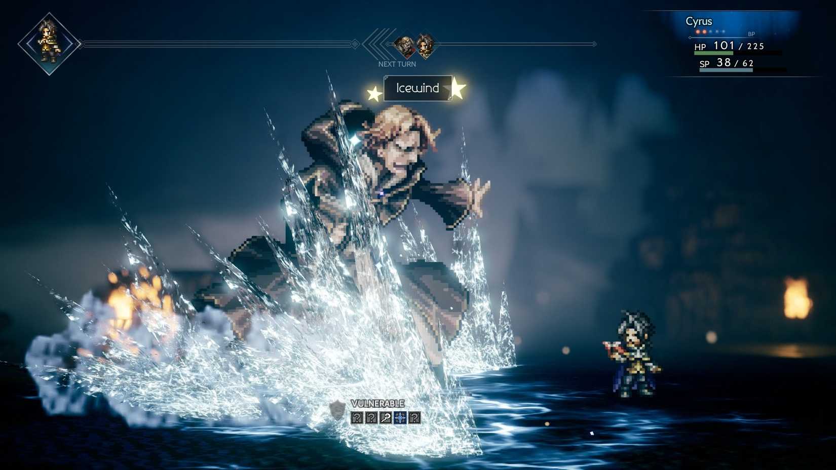 Octopath Traveler Battle