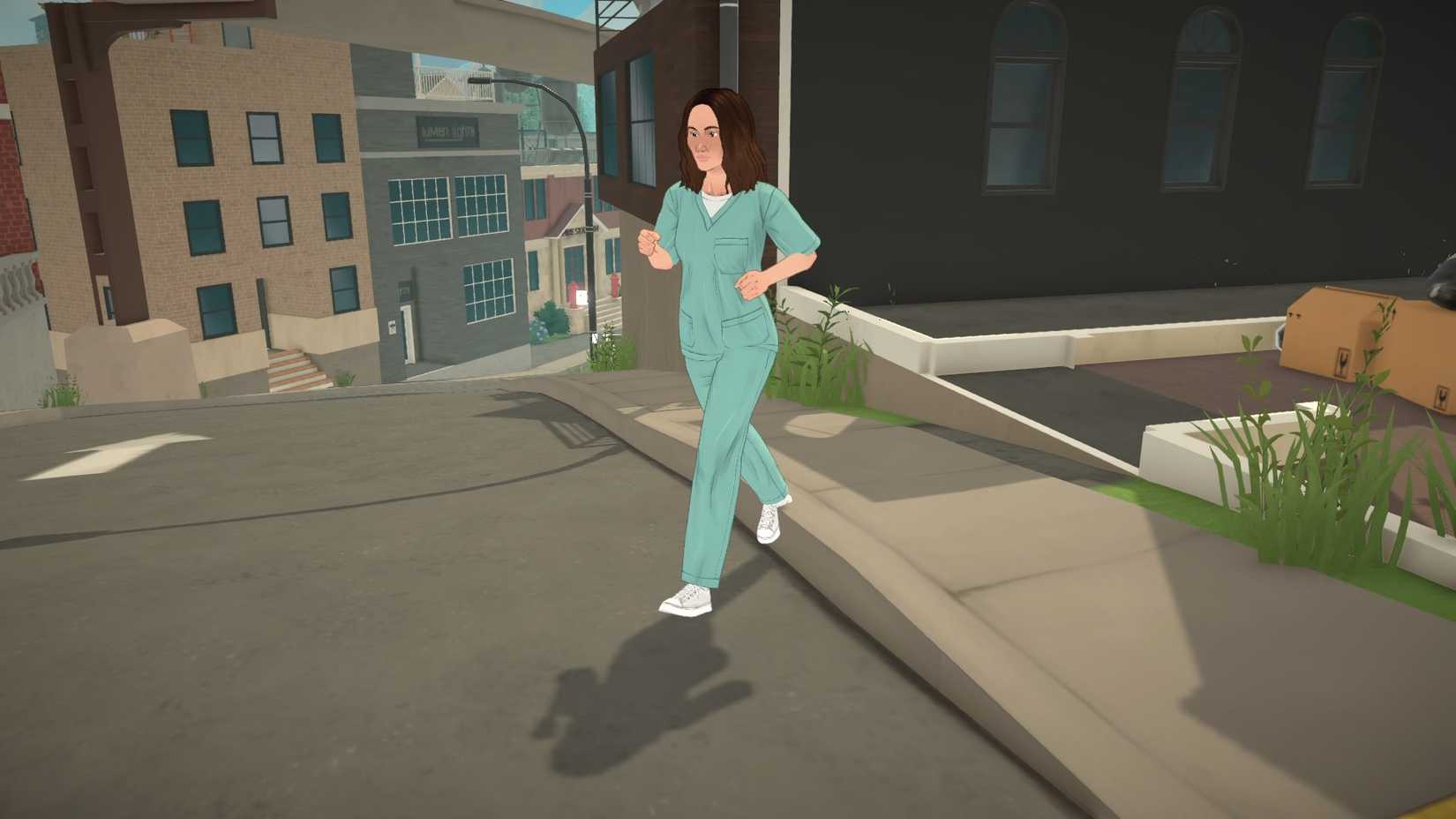 Paralives Nurse Sim Going to Work