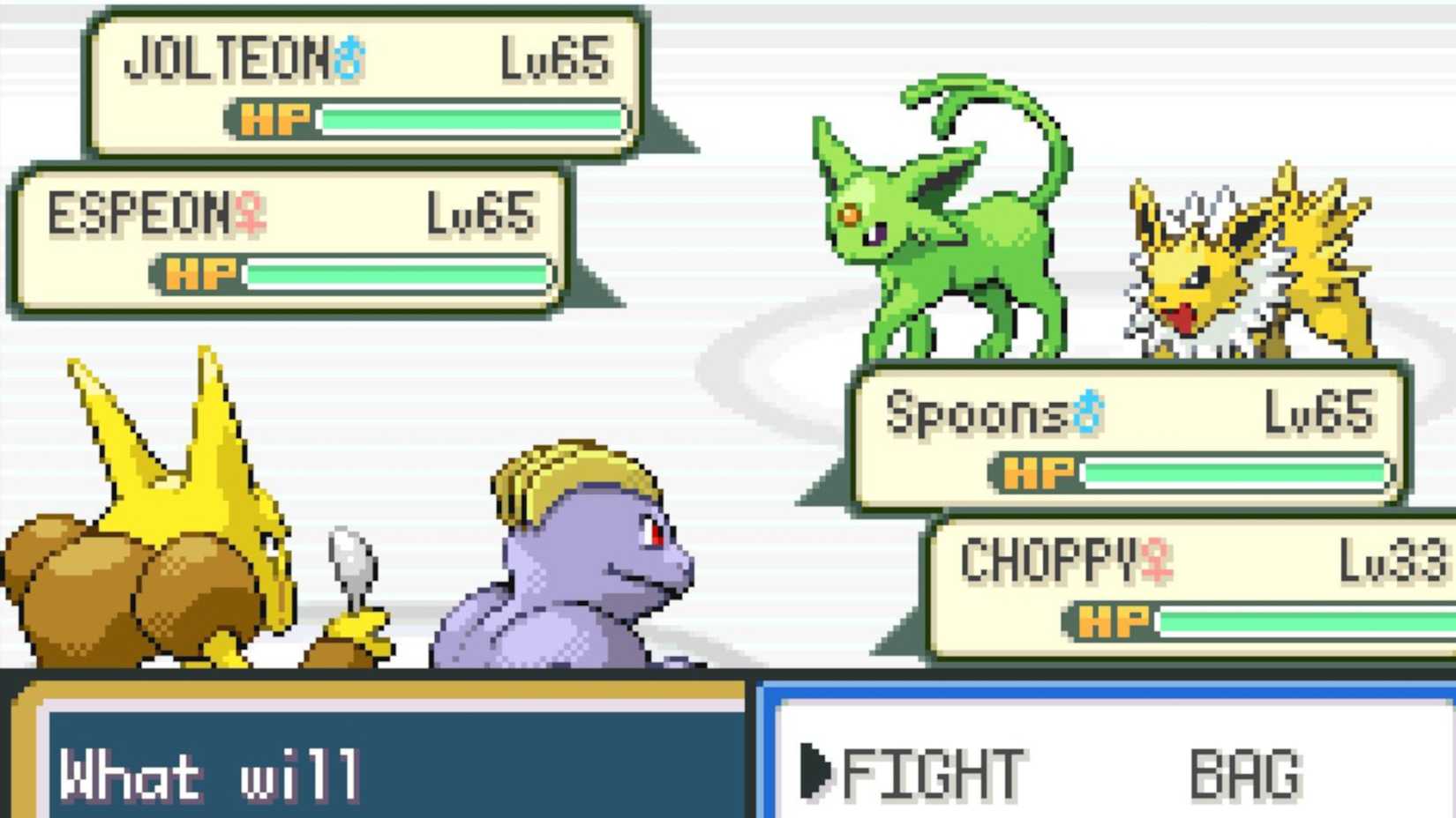 Pokemon FireRed Shiny Espeon