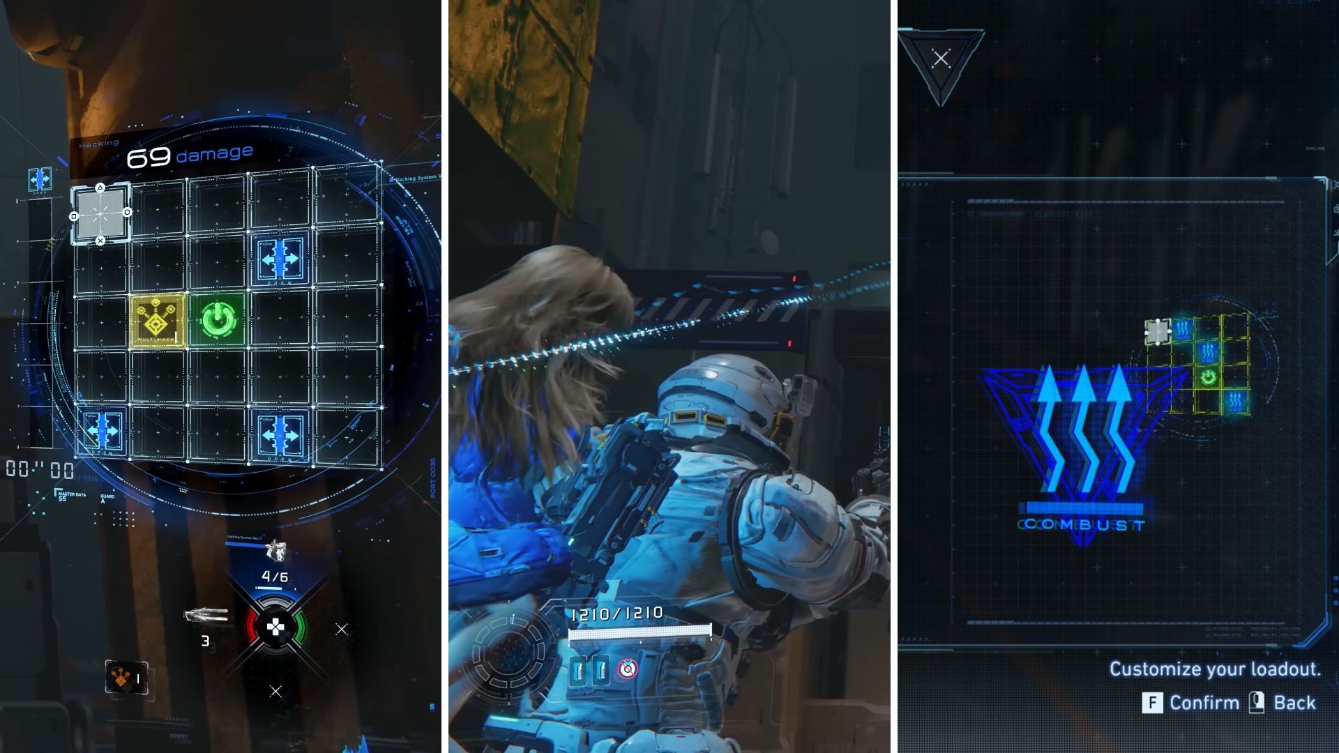 Pragmata Combust Mode, Hacking Grid, Hugh and Diana