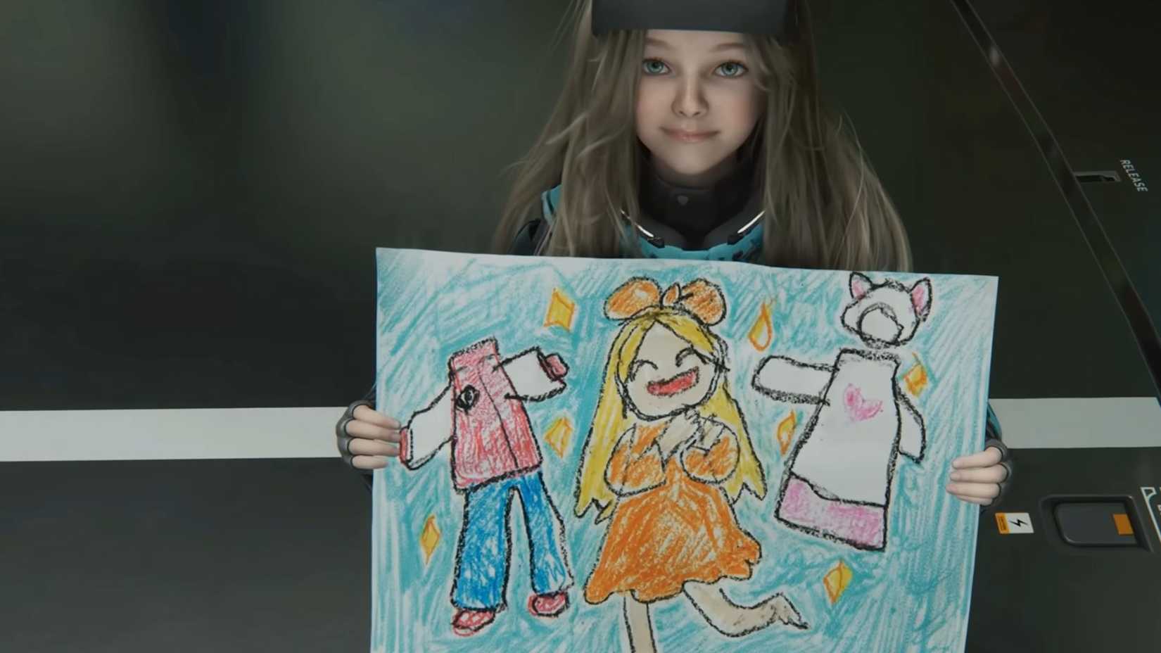 Pragmata Diana With Drawing