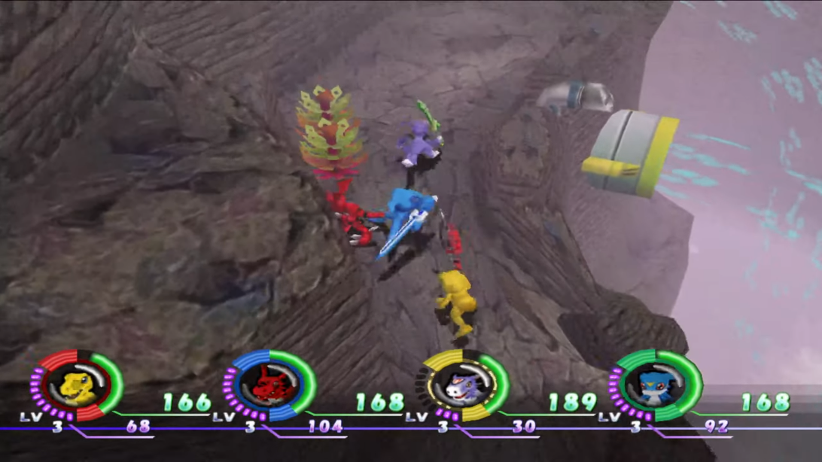 Digimon World 4 gameplay