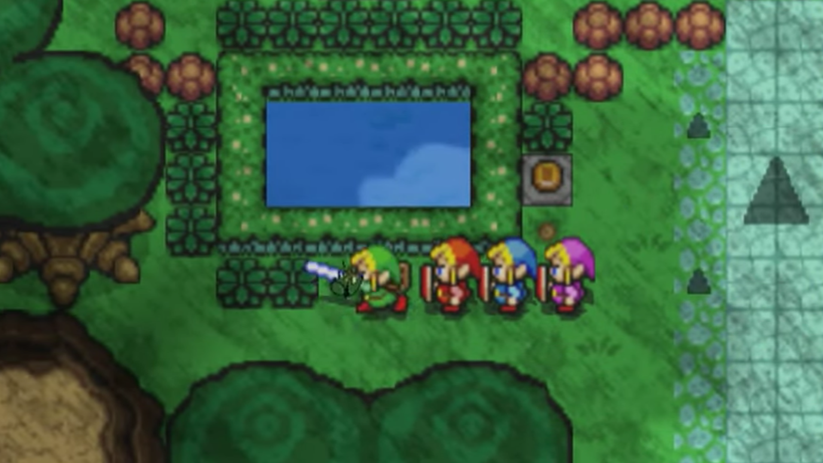 Legend of Zelda Four Swords Adventures gameplay