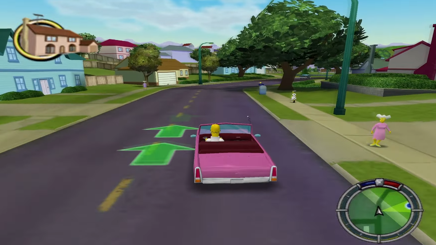Simpsons Hit and Run gameplay