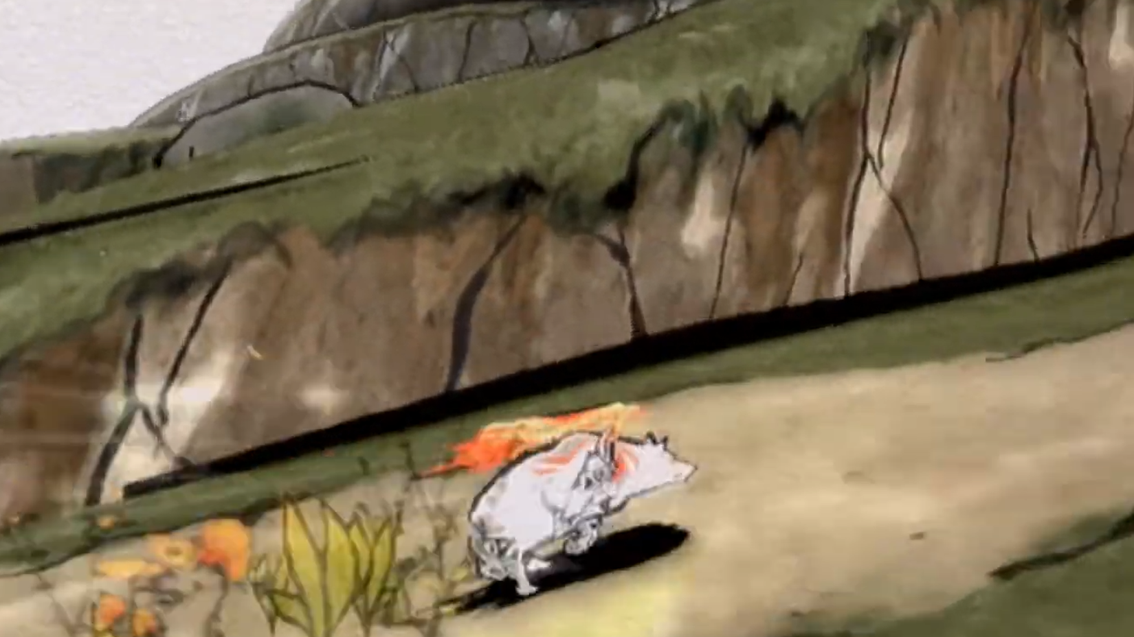 Okami gameplay