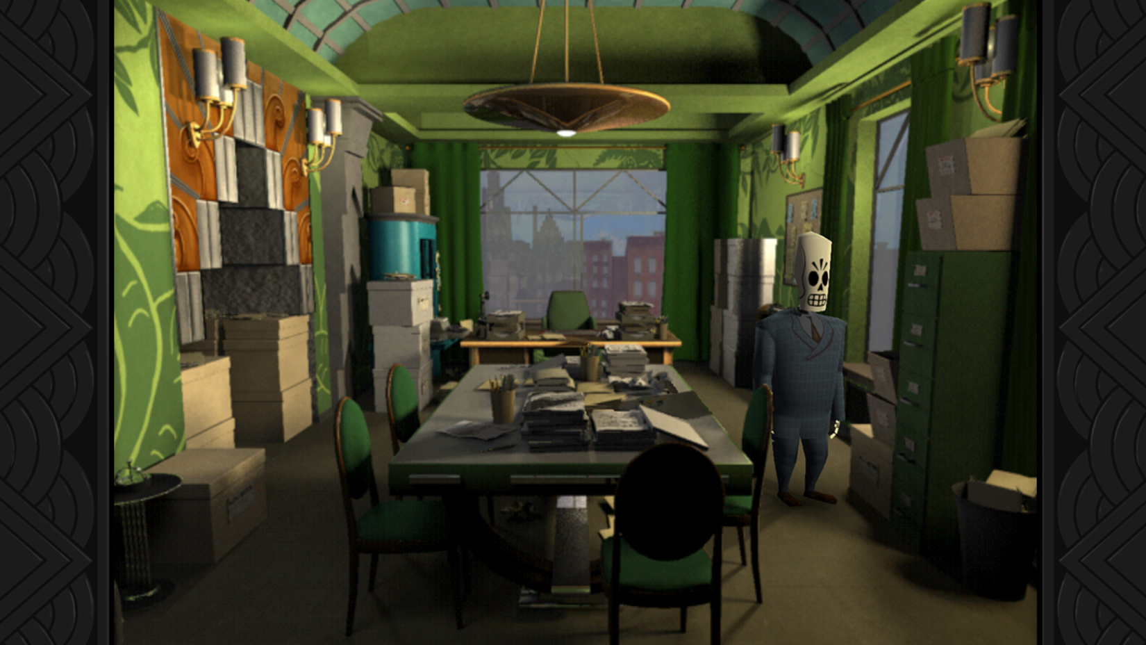 Grim Fandango Remastered gameplay