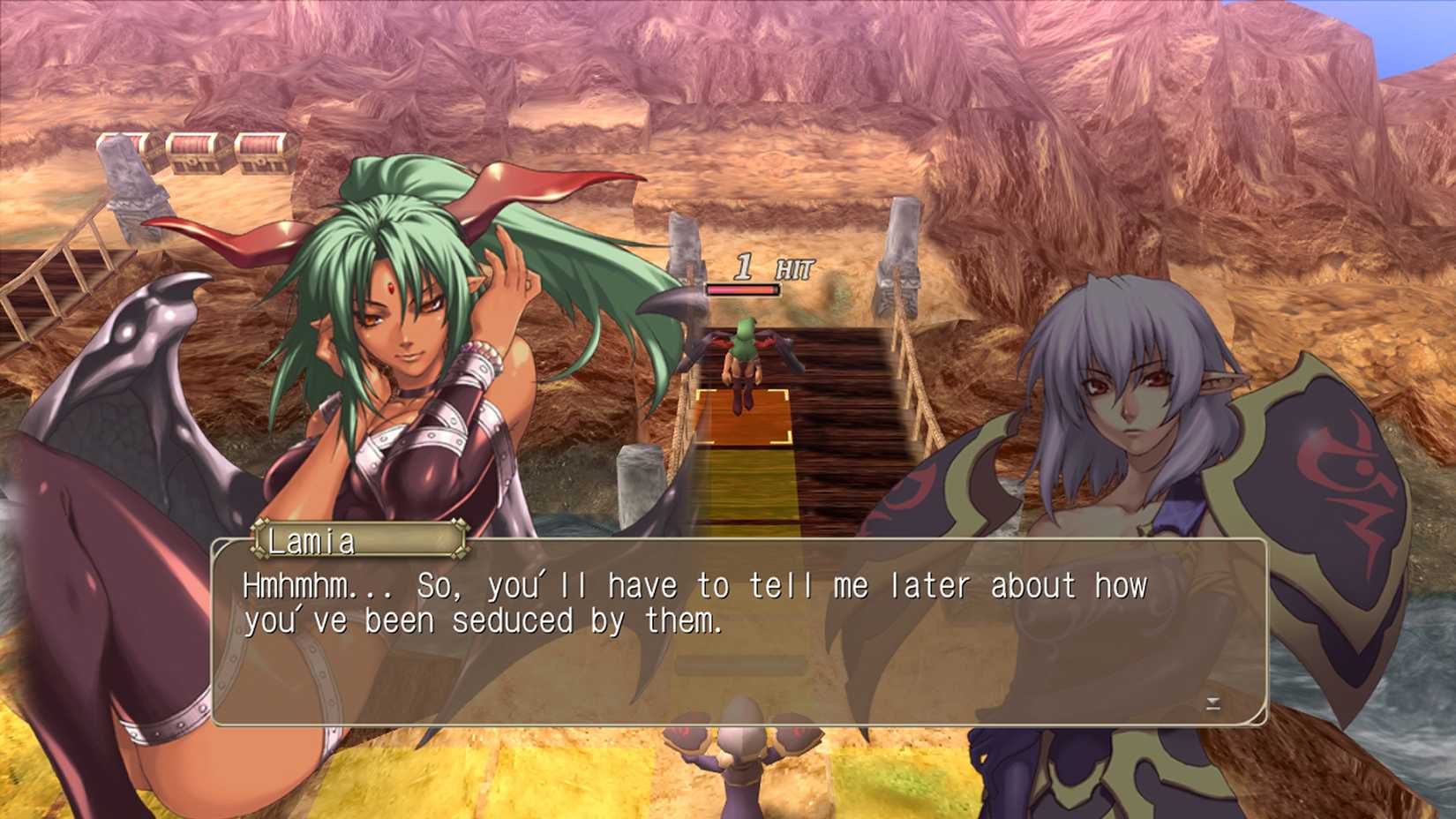 Innocent Rage screenshot of two characters talking.