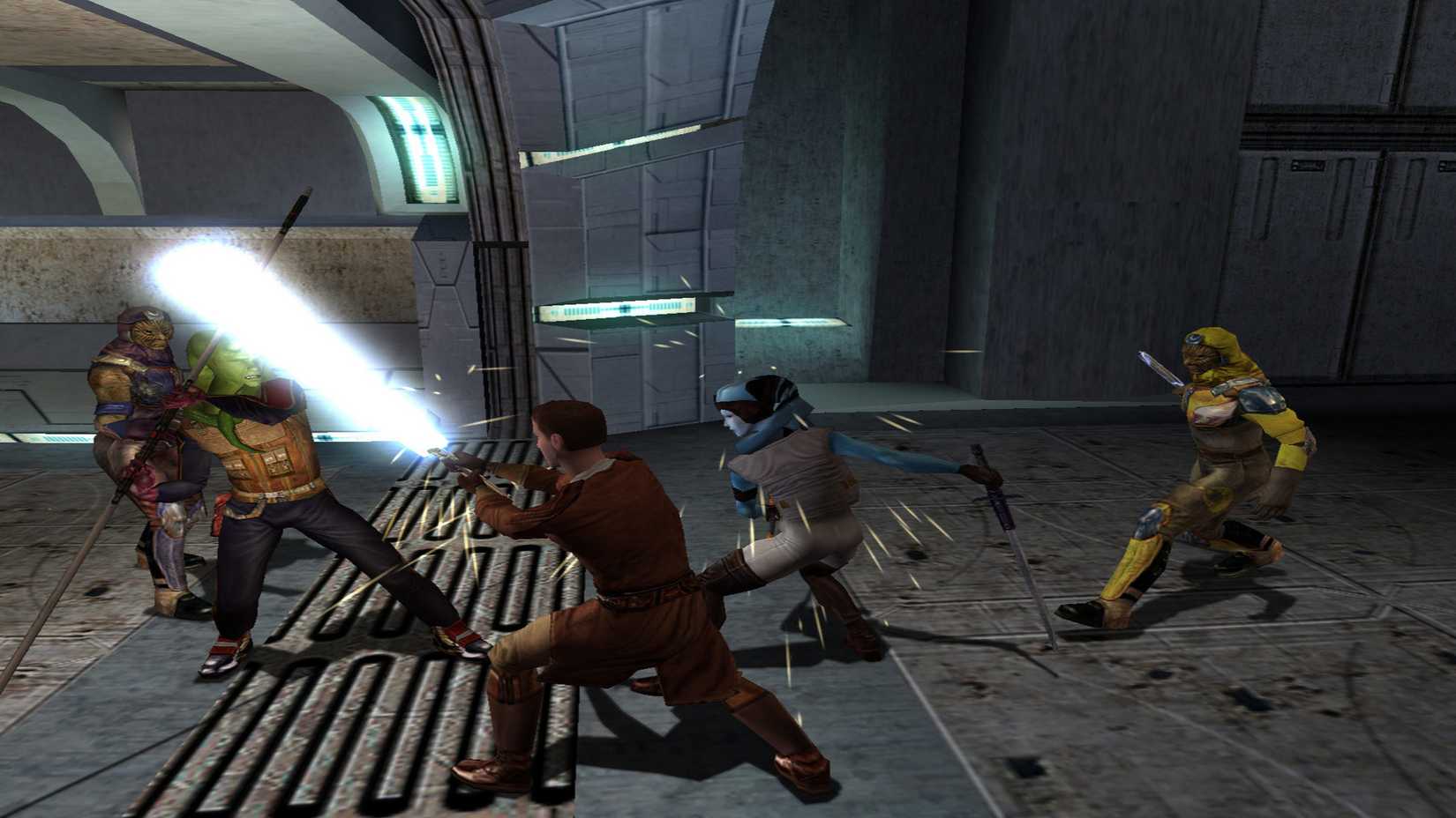 Lightsaber battle in kotor