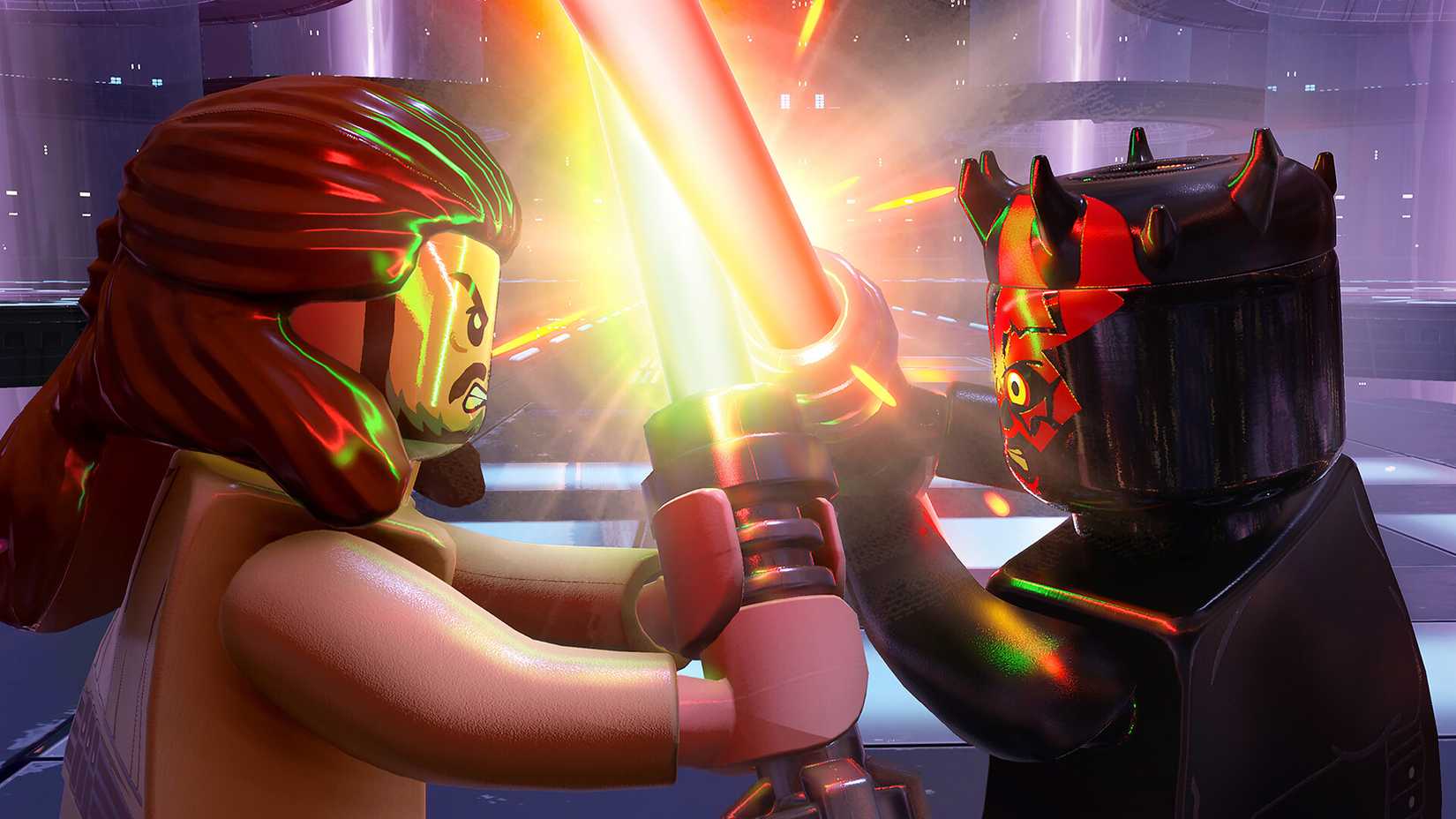 Lego qui-gon vs Lego Darth maul