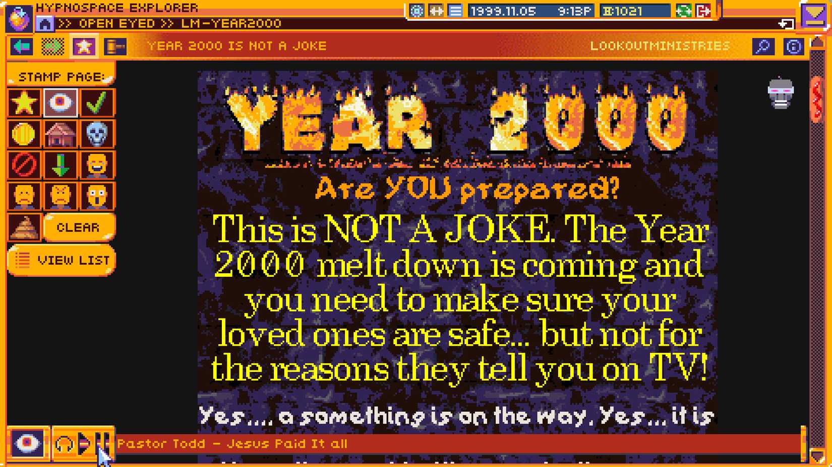Hypnospace Outlaw gameplay