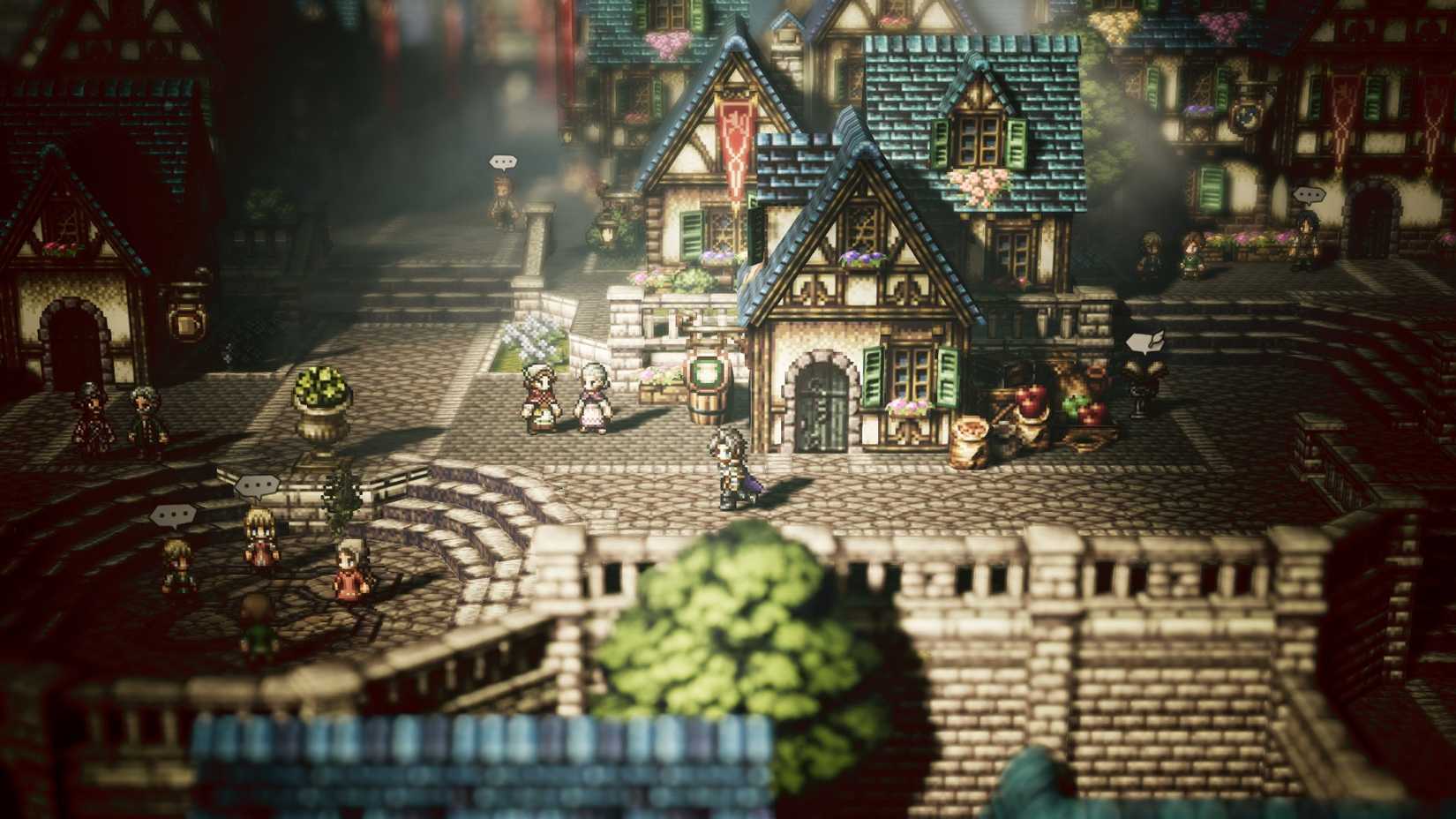 Octopath Traveler gameplay