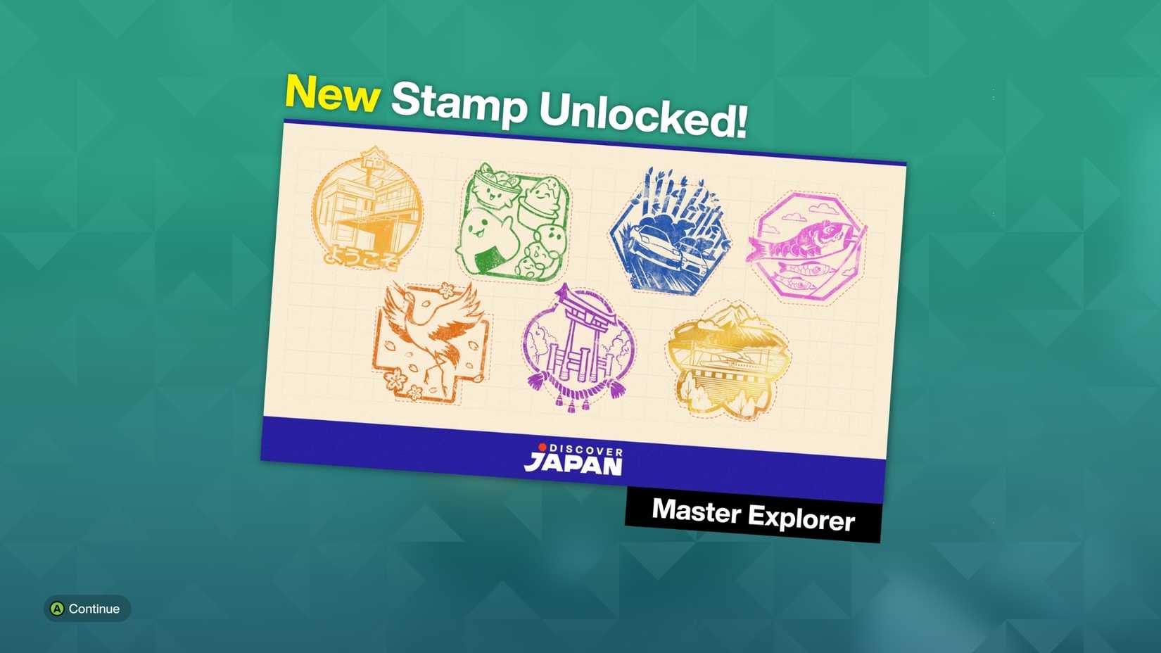 Discover Japan stamp