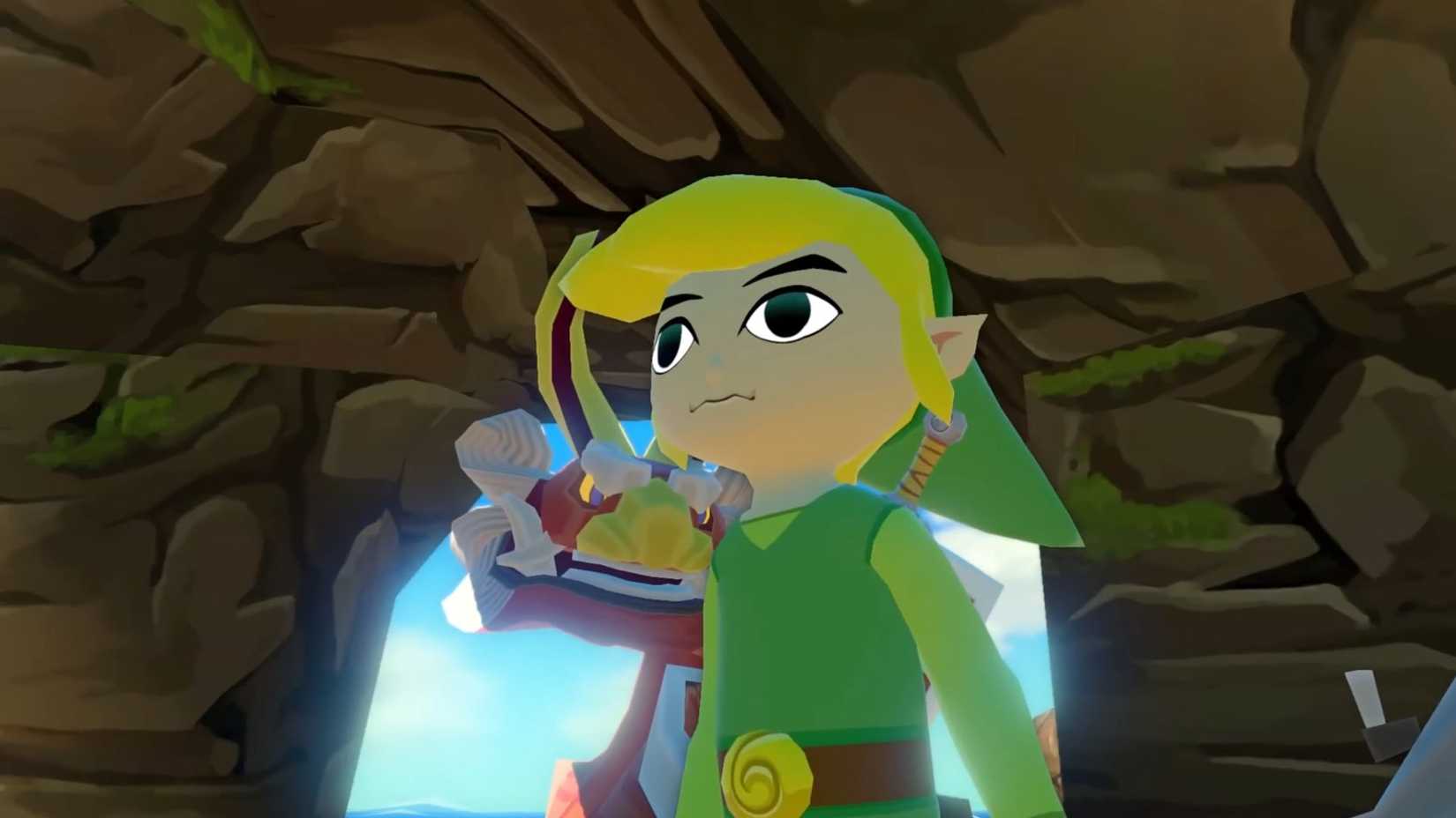 The legend of zelda wind waker link and red lion