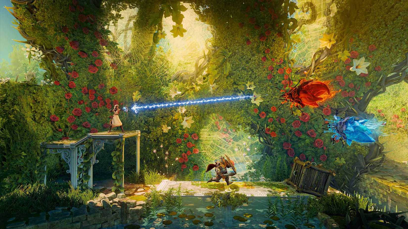  The Nightmare Prince screenshot featuring the Thief and Knight fighting beatles