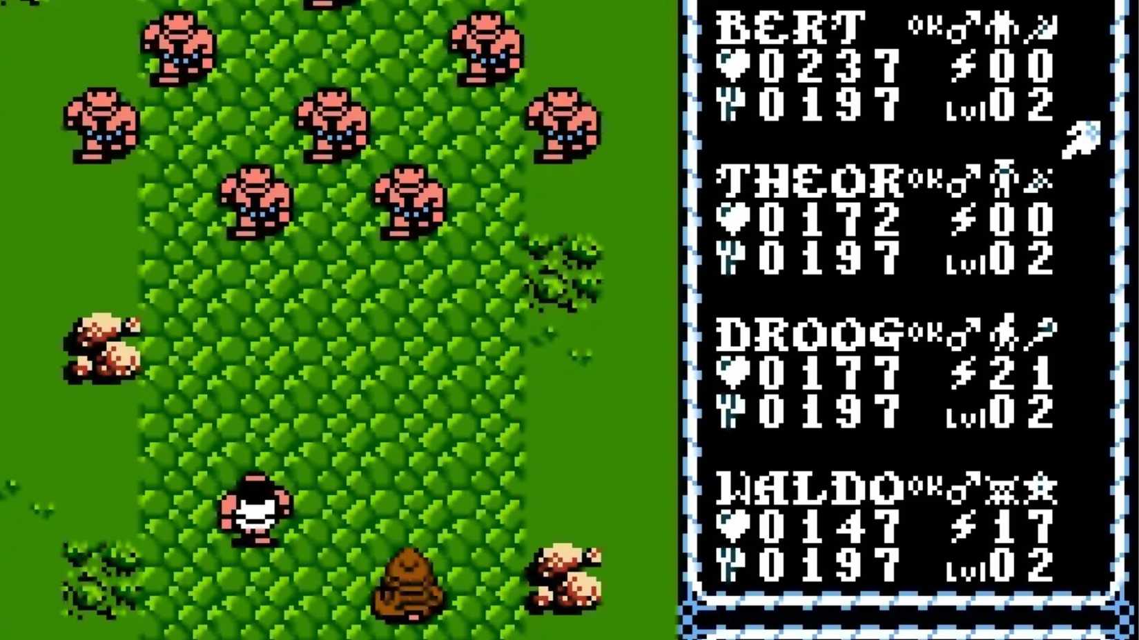 ultima exodus nes screenshot