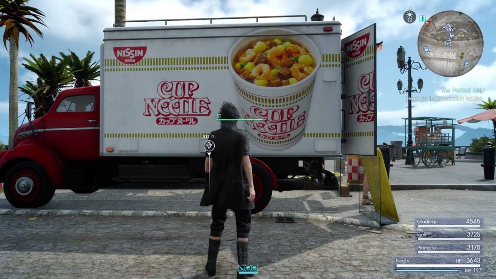 Final Fantasy 15 Perfect Cup of Noodles Cup Noodles