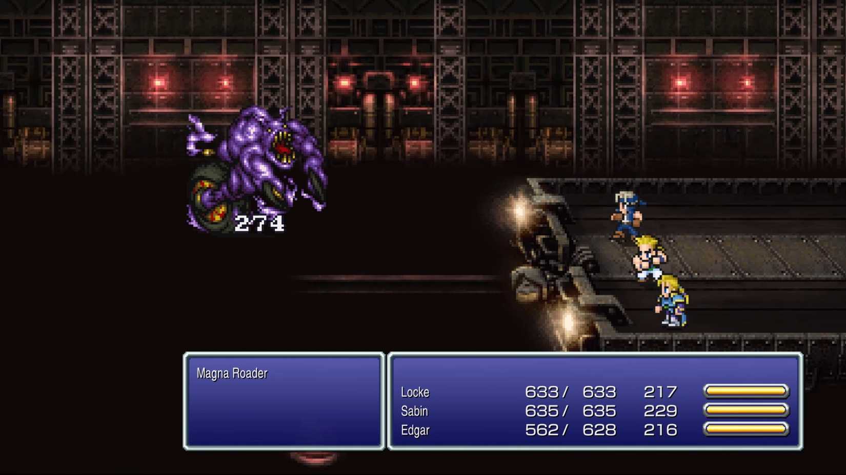 Final Fantasy VI Gameplay Fight