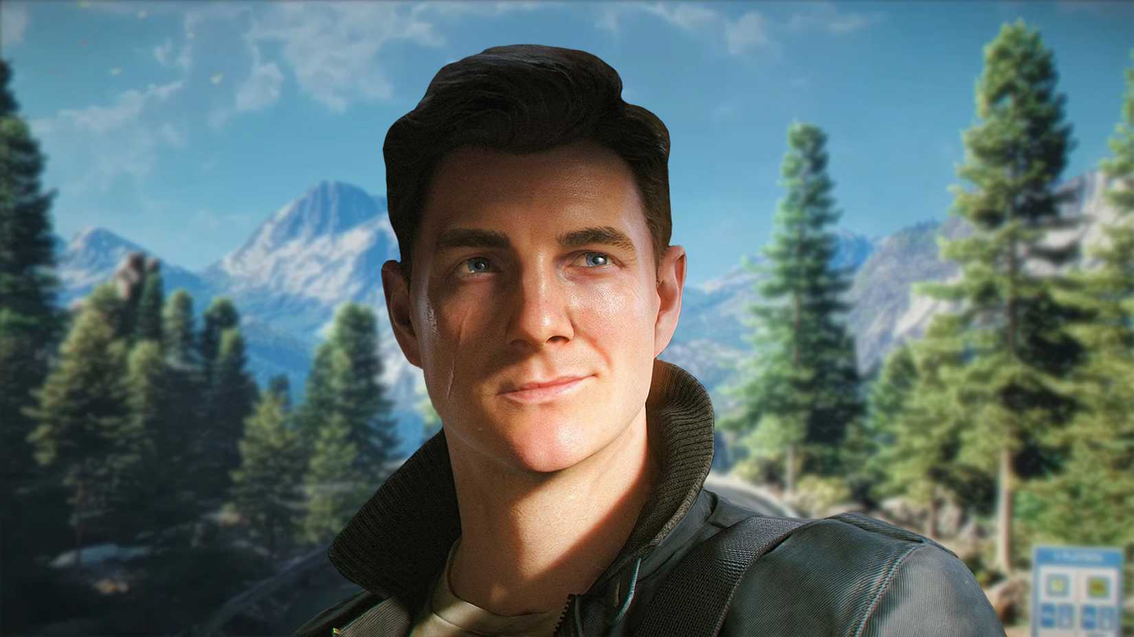 007 First Light James Bond With Mountain Background