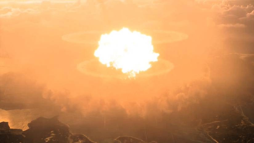 Ace Combat 8 Wings of Theve Nuclear Explosion