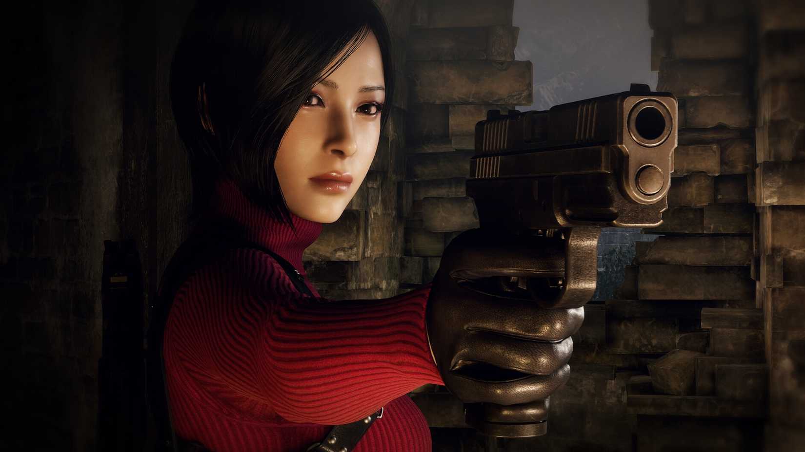ada pointing a gun