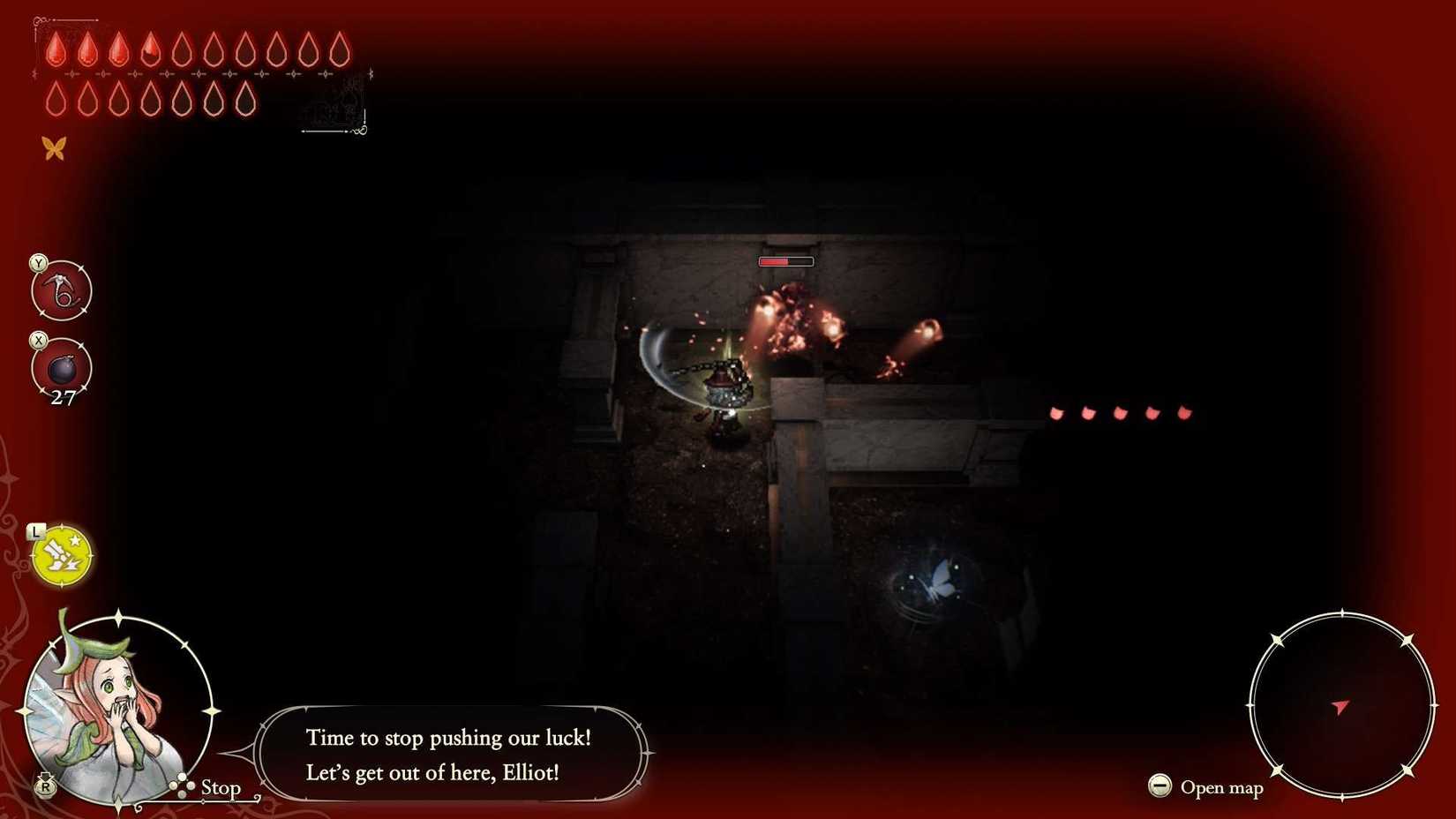 Adventures of Elliot Reaper Fight