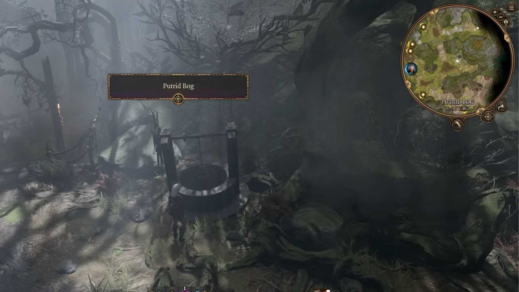 Baldur's Gate 3 secrets Putrid Bog Well