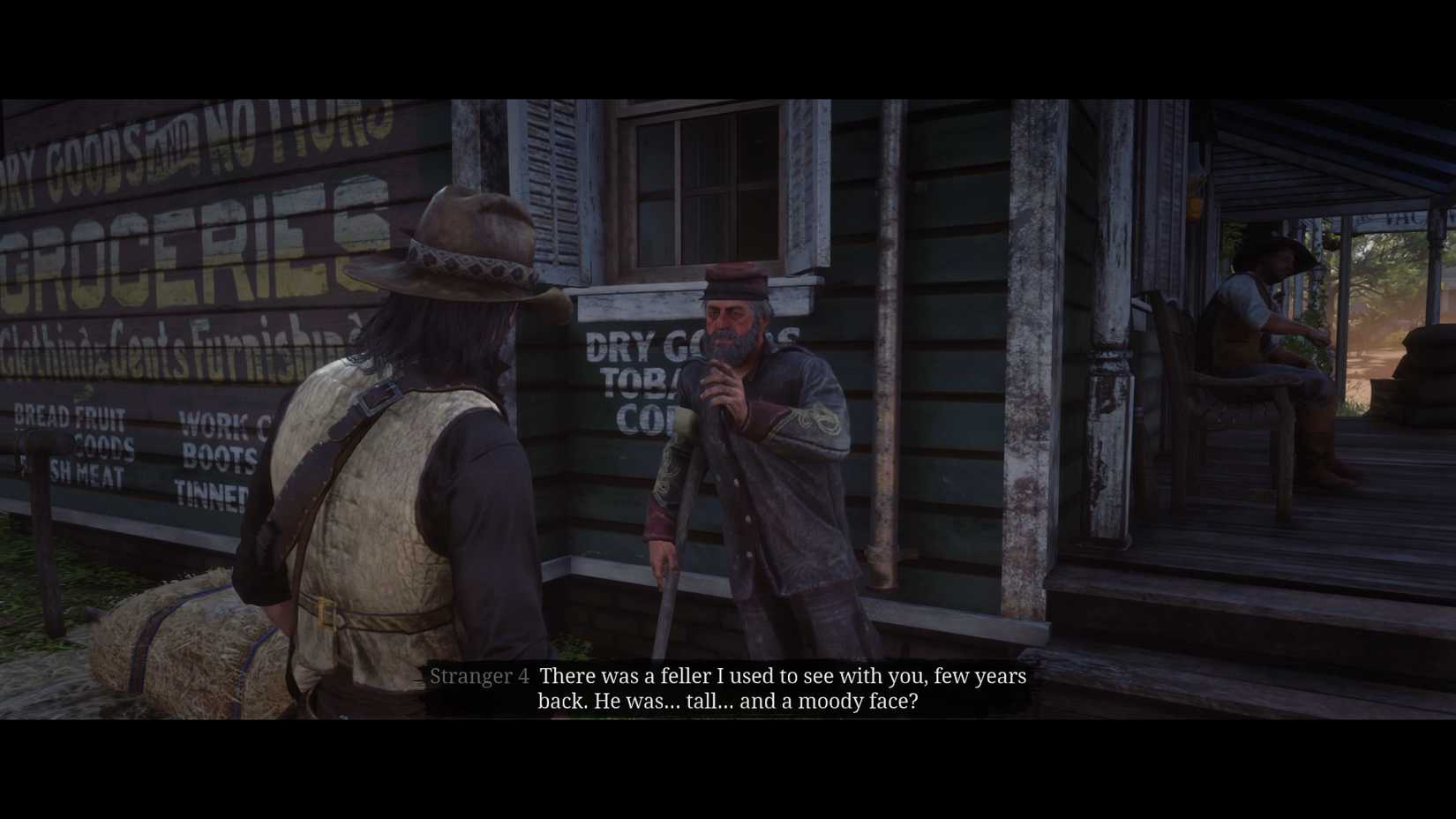 Beggar Veteran Soldier Talking to John in Red Dead Redemption 2