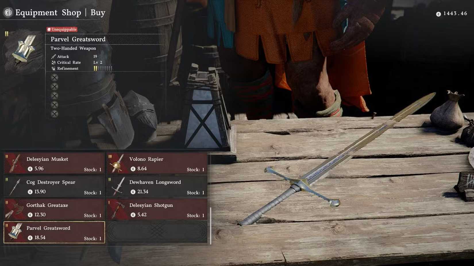 Crimson Desert PAragorn's Sword