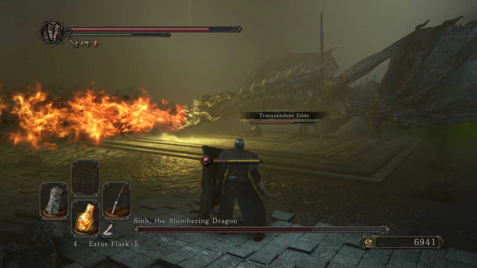 Dark Souls 2 Sinh boss fight