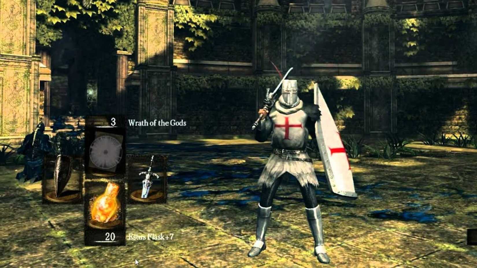 Dark Souls Player as Solaire